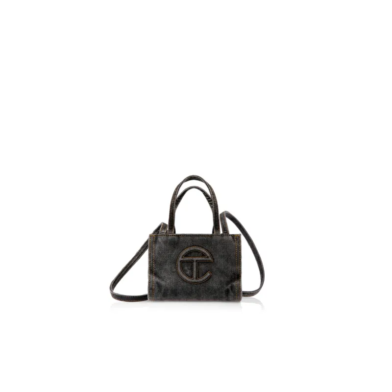 Small Denim Shopper - Black sold by Telfar