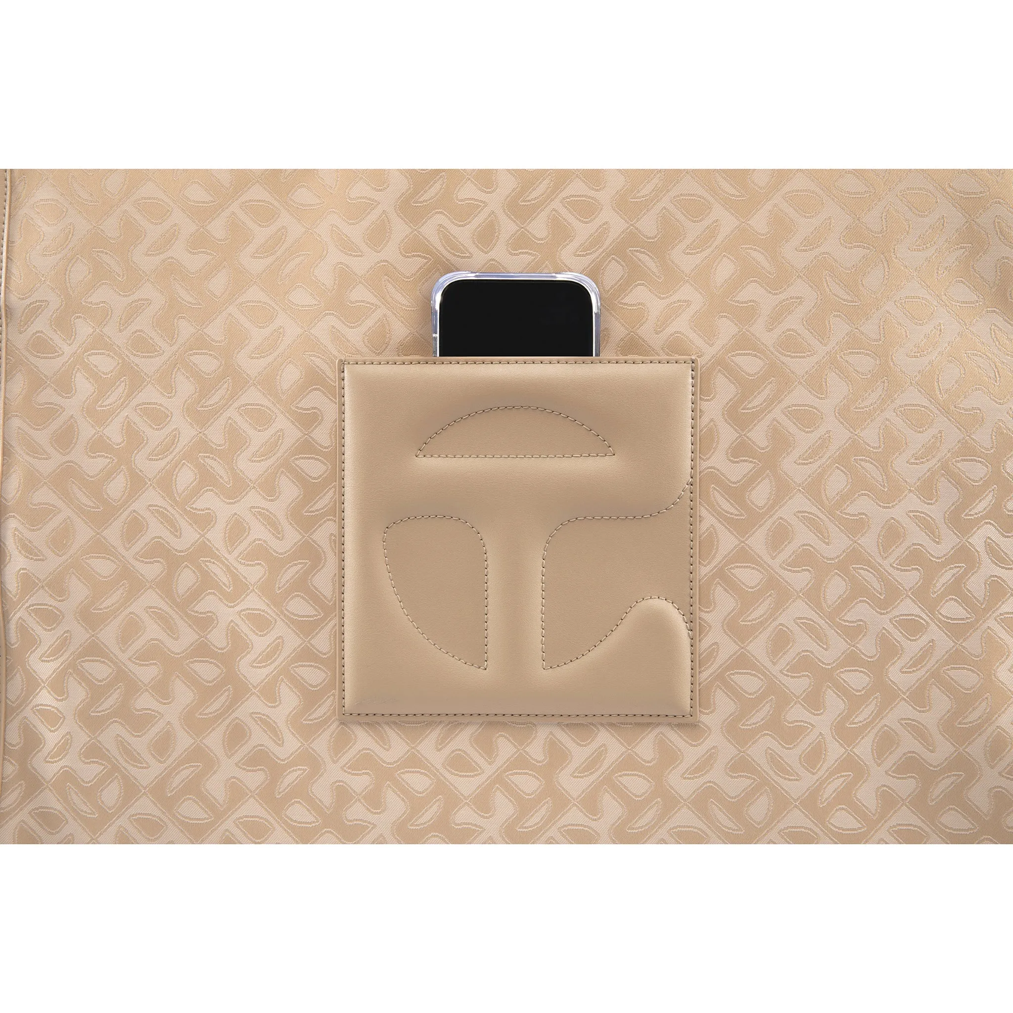 Large Jacquard Shopper - Cream Monogram sold by Telfar product image thumbnail 3