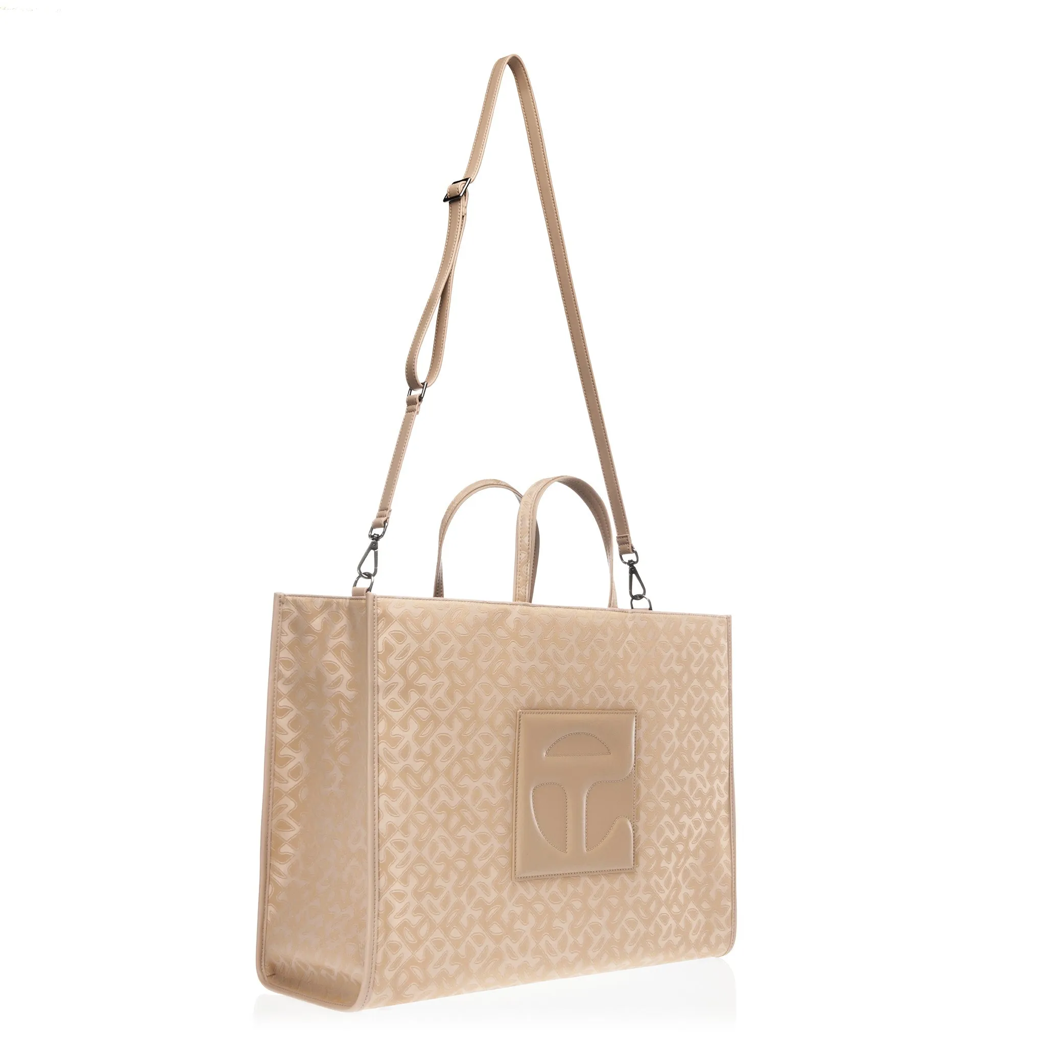 Large Jacquard Shopper - Cream Monogram sold by Telfar product image thumbnail 2