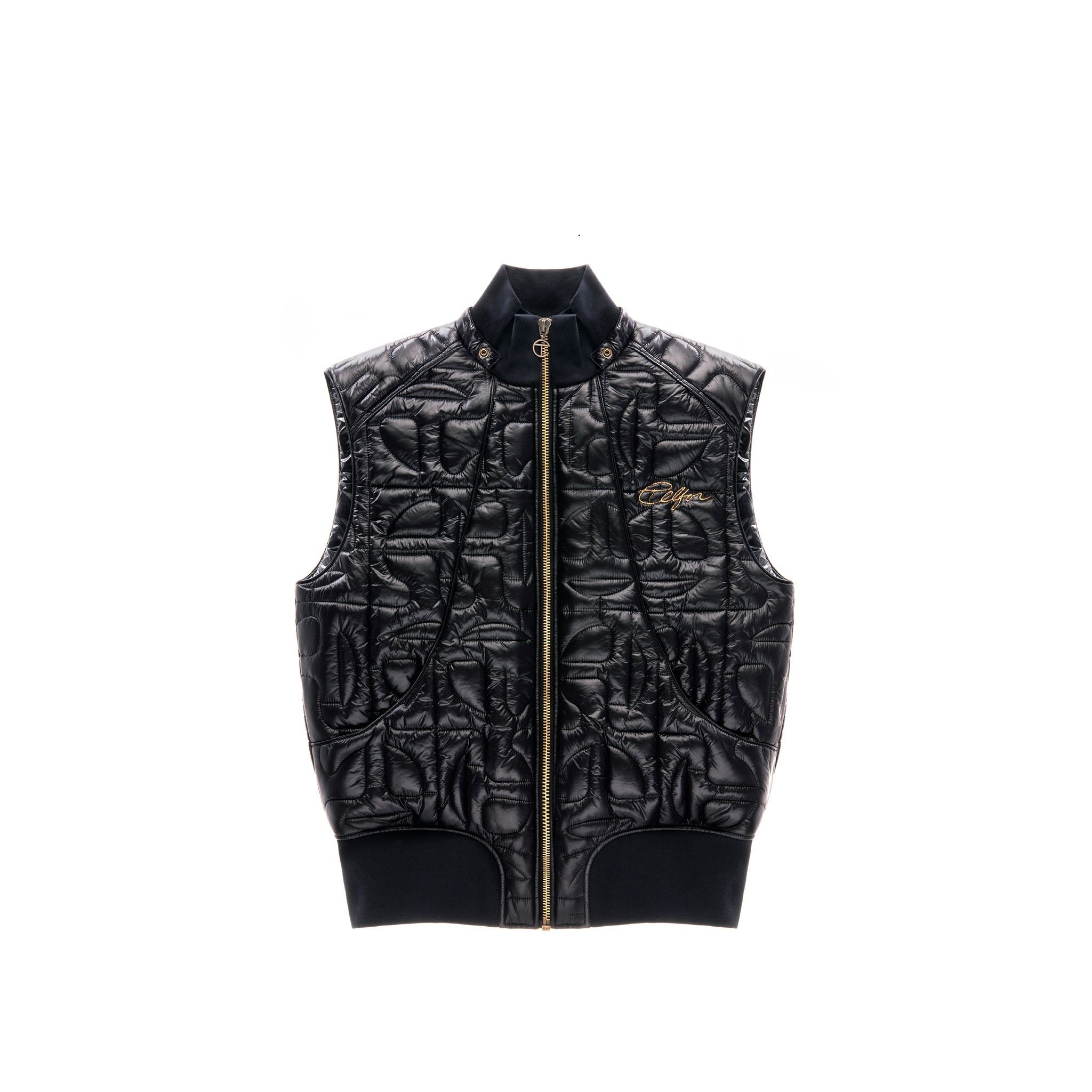 Moose Knuckles x Telfar Quilted Bomber Vest - Black/Shearling sold by Telfar product image thumbnail 3