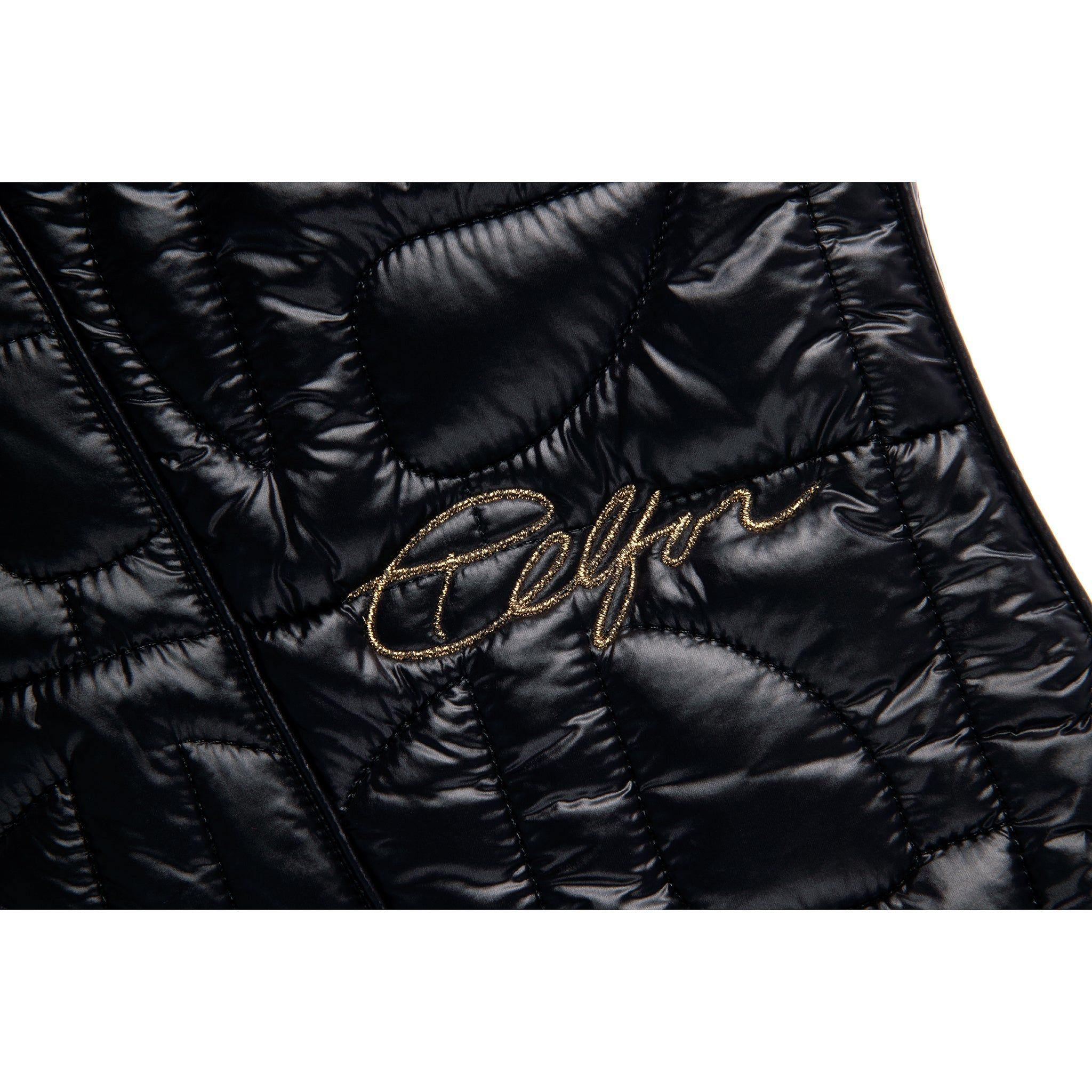 Moose Knuckles x Telfar Quilted Bomber Vest - Black/Shearling sold by Telfar product image thumbnail 5