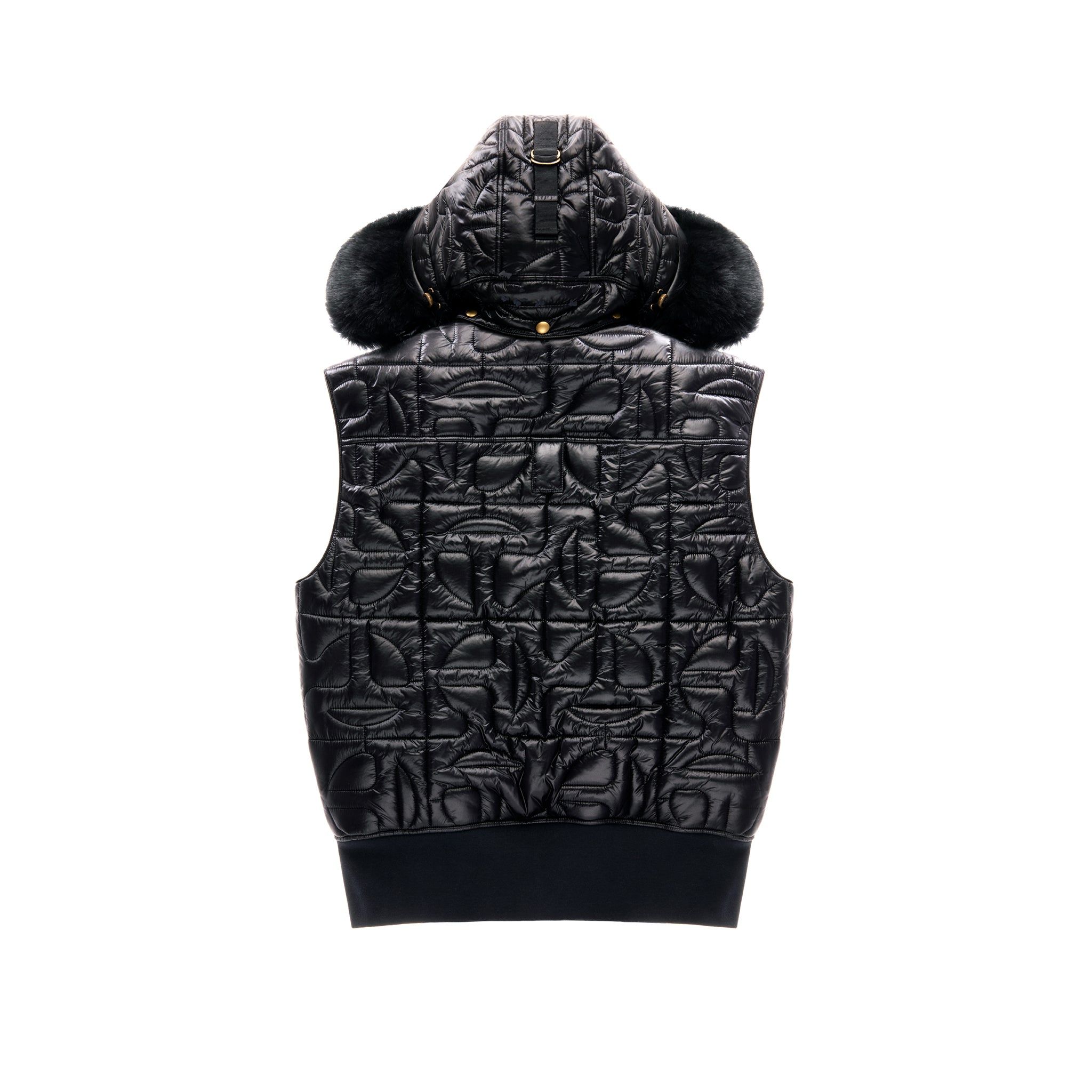 Moose Knuckles x Telfar Quilted Bomber Vest - Black/Shearling sold by Telfar product image thumbnail 2