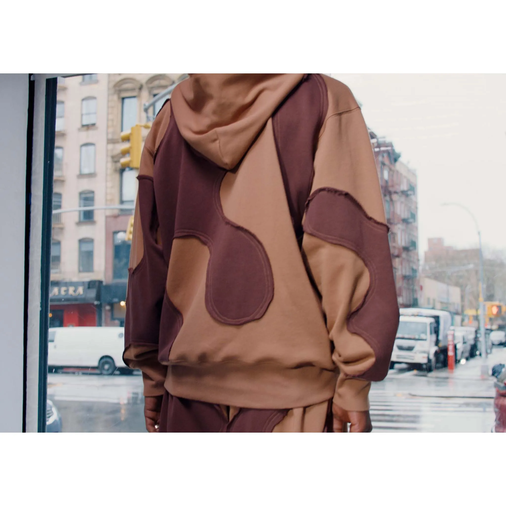 Camo Hoodie - Chocolate sold by Telfar product image thumbnail 5