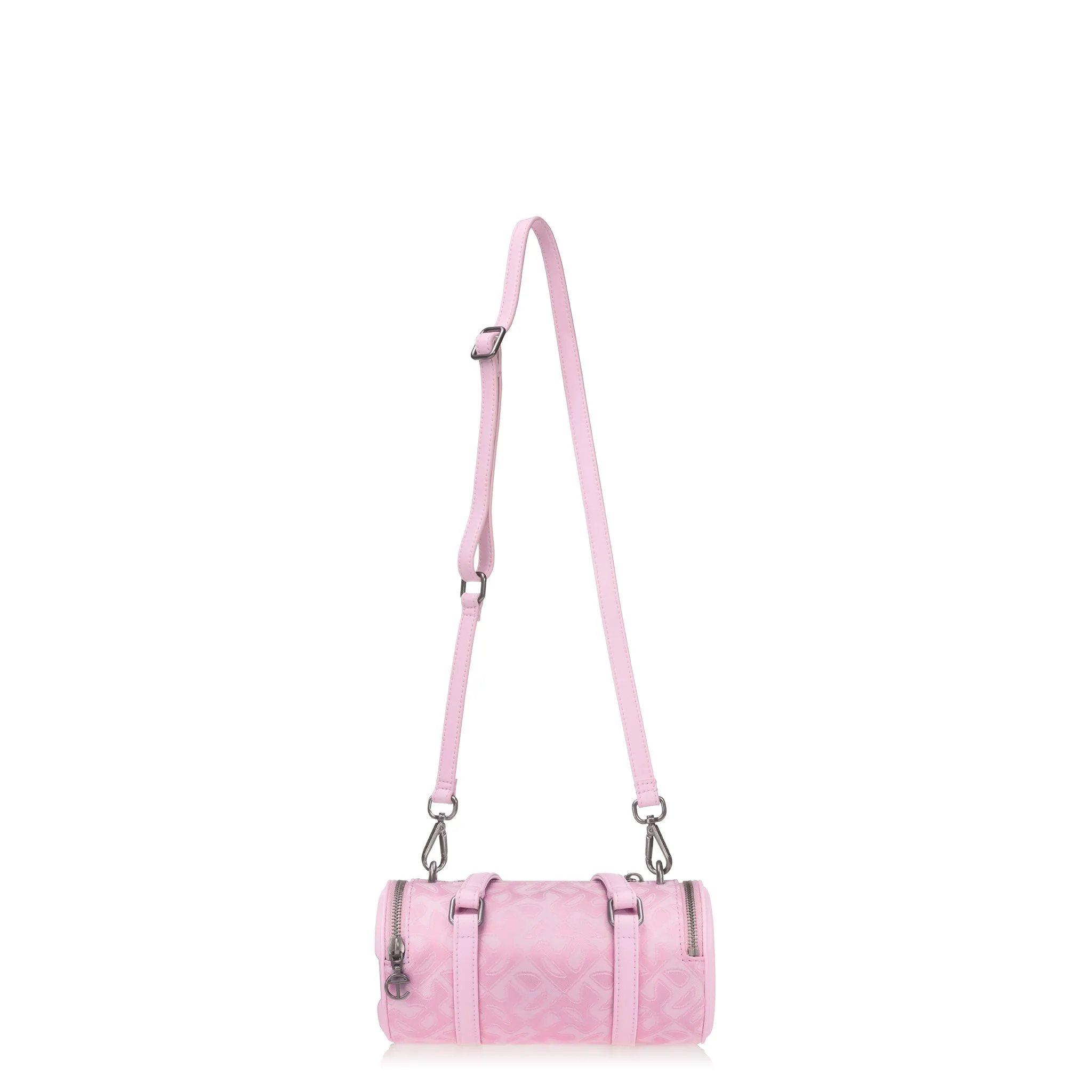 Small Jacquard Telfar Duffle - Bubblegum Monogram sold by Telfar product image thumbnail 3