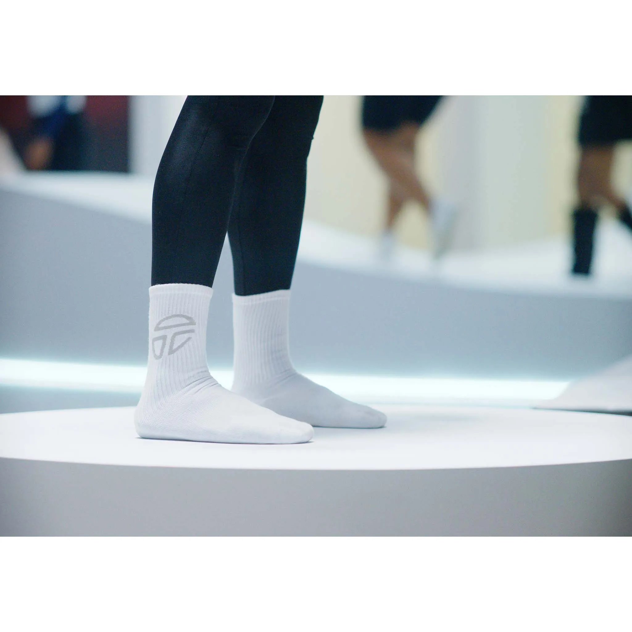 Athletic Logo Socks - White sold by Telfar product image thumbnail 3