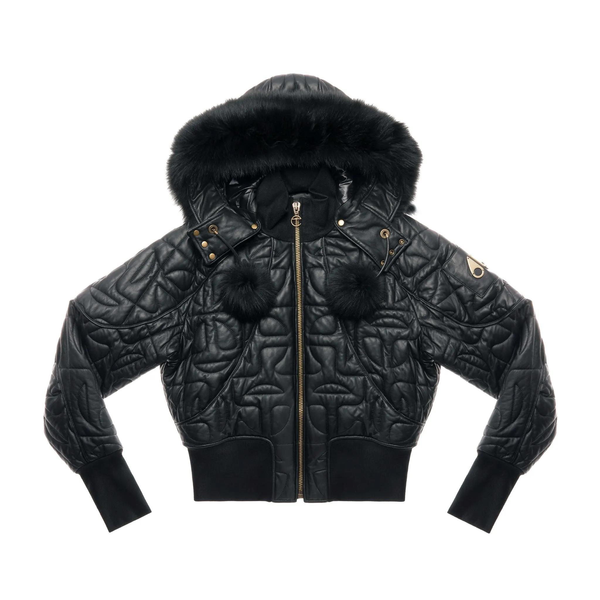 Moose Knuckles x Telfar Quilted Bomber - Leather/Fox sold by Telfar