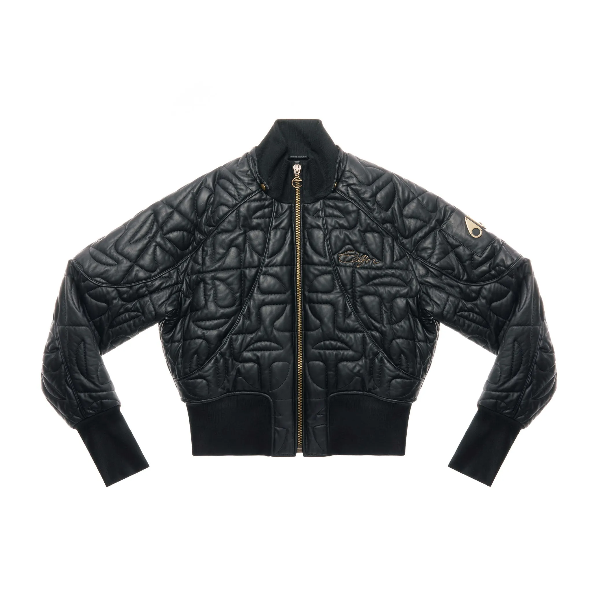 Moose Knuckles x Telfar Quilted Bomber - Leather/Fox sold by Telfar product image thumbnail 2