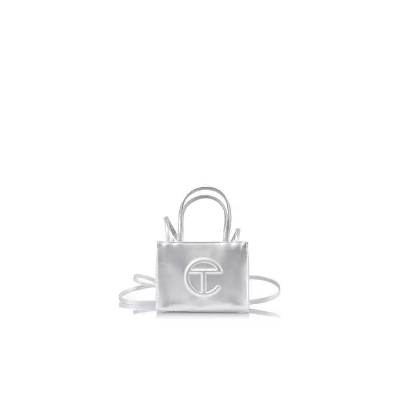 Small Shopping Bag - Silver sold by Telfar
