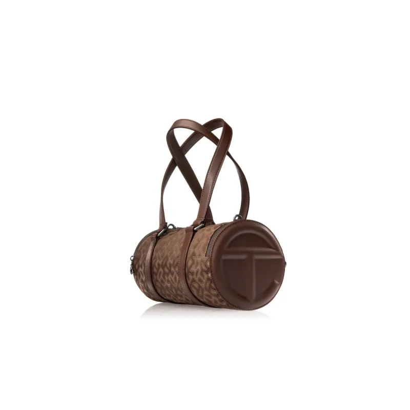 Medium Jacquard Telfar Duffle - Chocolate Monogram sold by Telfar