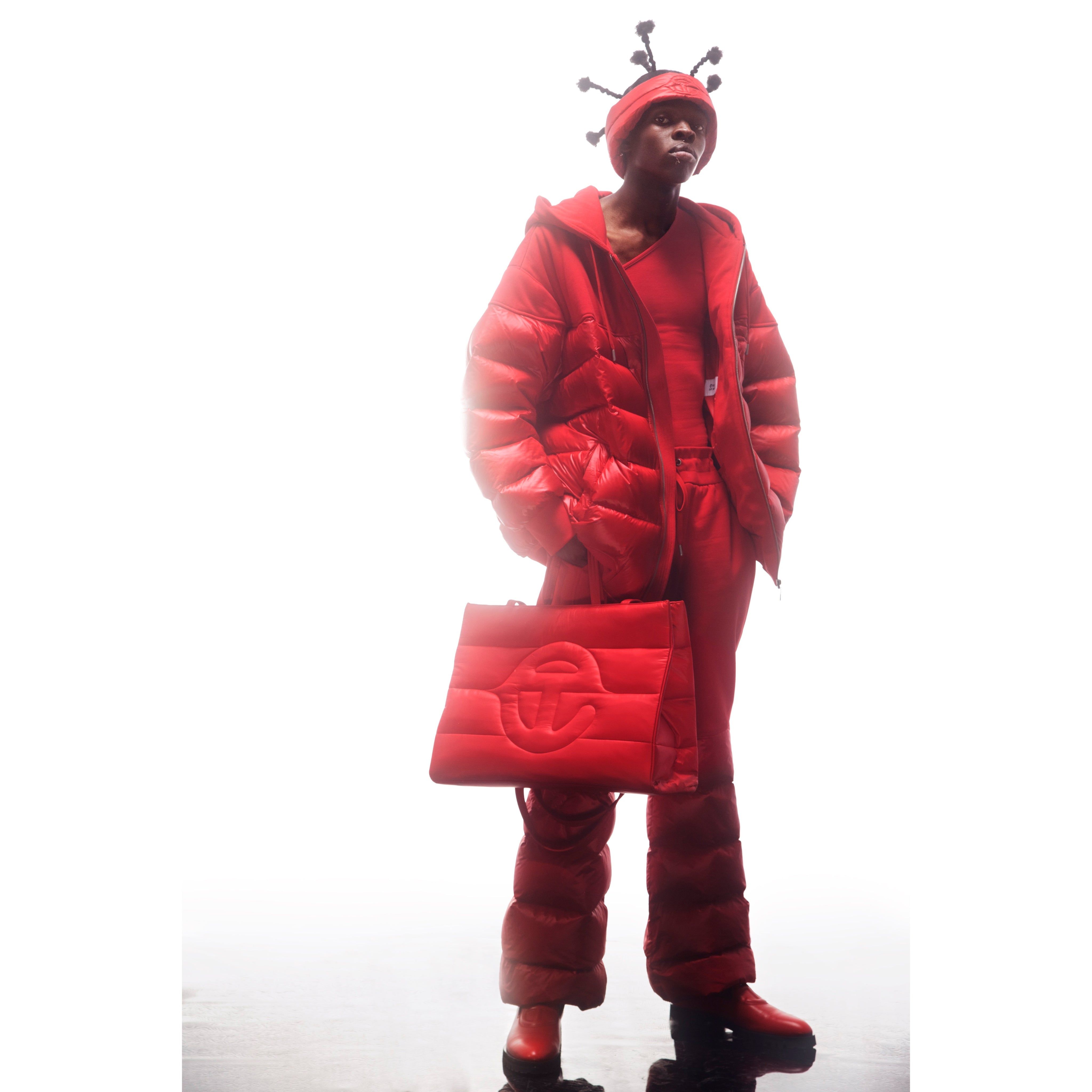 Puff Hoodie - Red sold by Telfar product image thumbnail 4