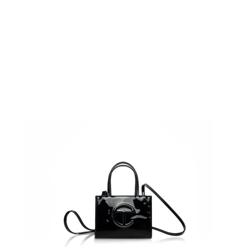 Small Shopping Bag - Black Patent sold by Telfar