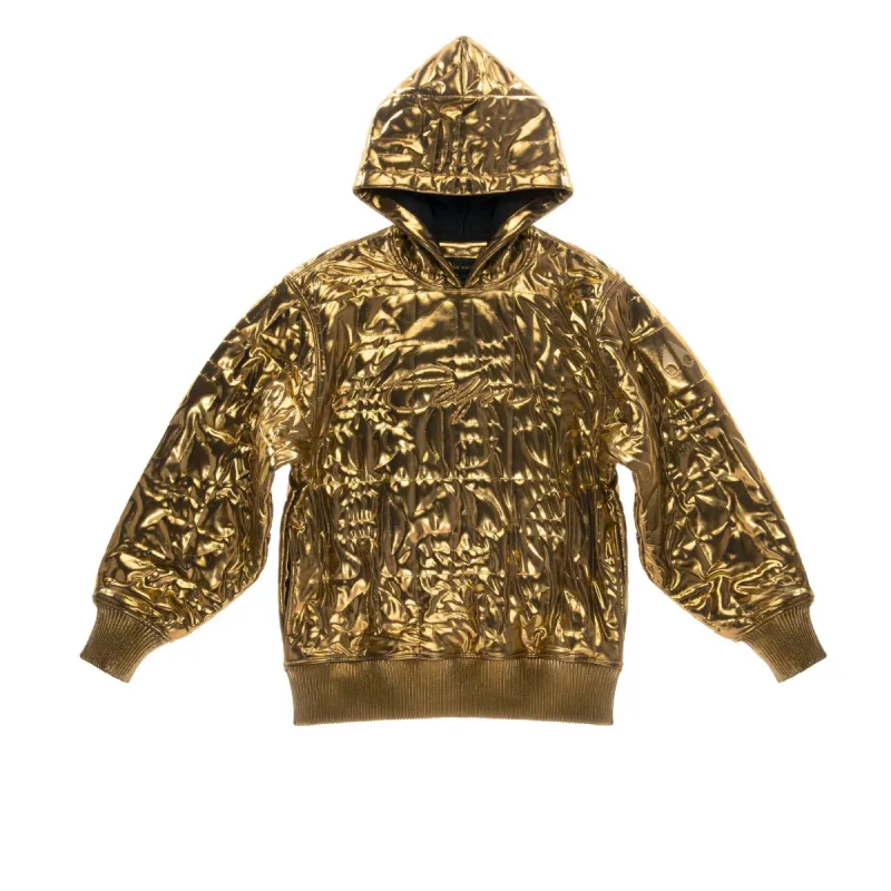 Moose Knuckles x Telfar Quilted Hoodie - Gold sold by Telfar