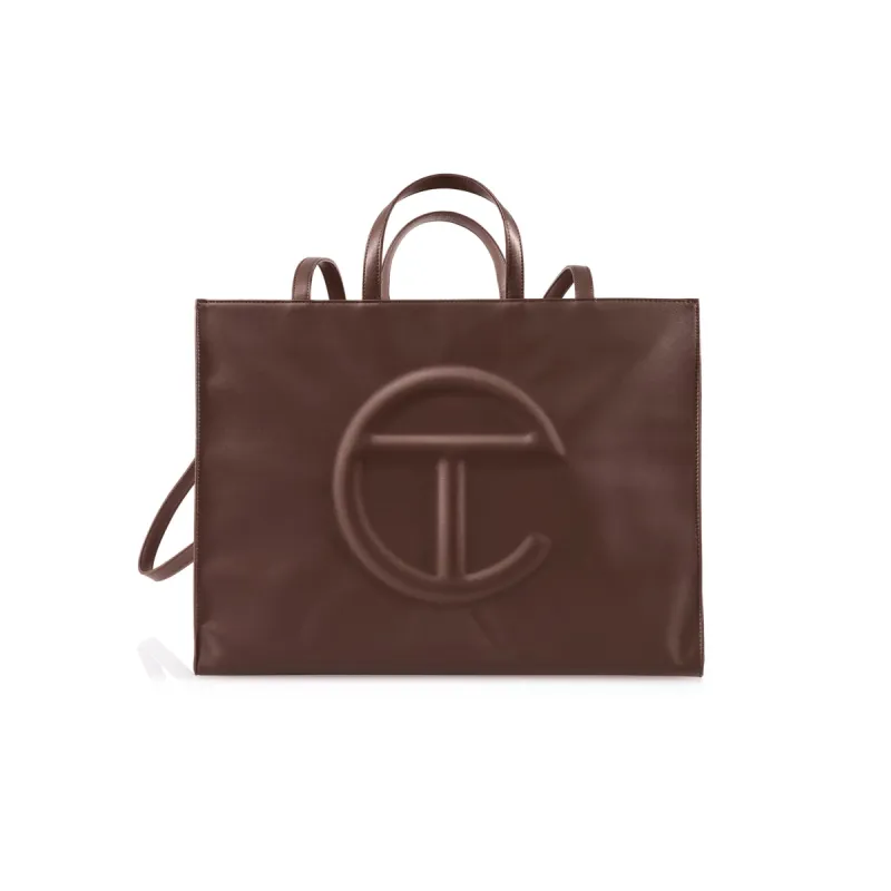 Large Shopping Bag - Chocolate sold by Telfar