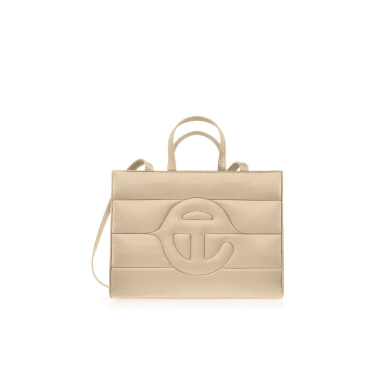 Medium Puff Shopper - Cream sold by Telfar