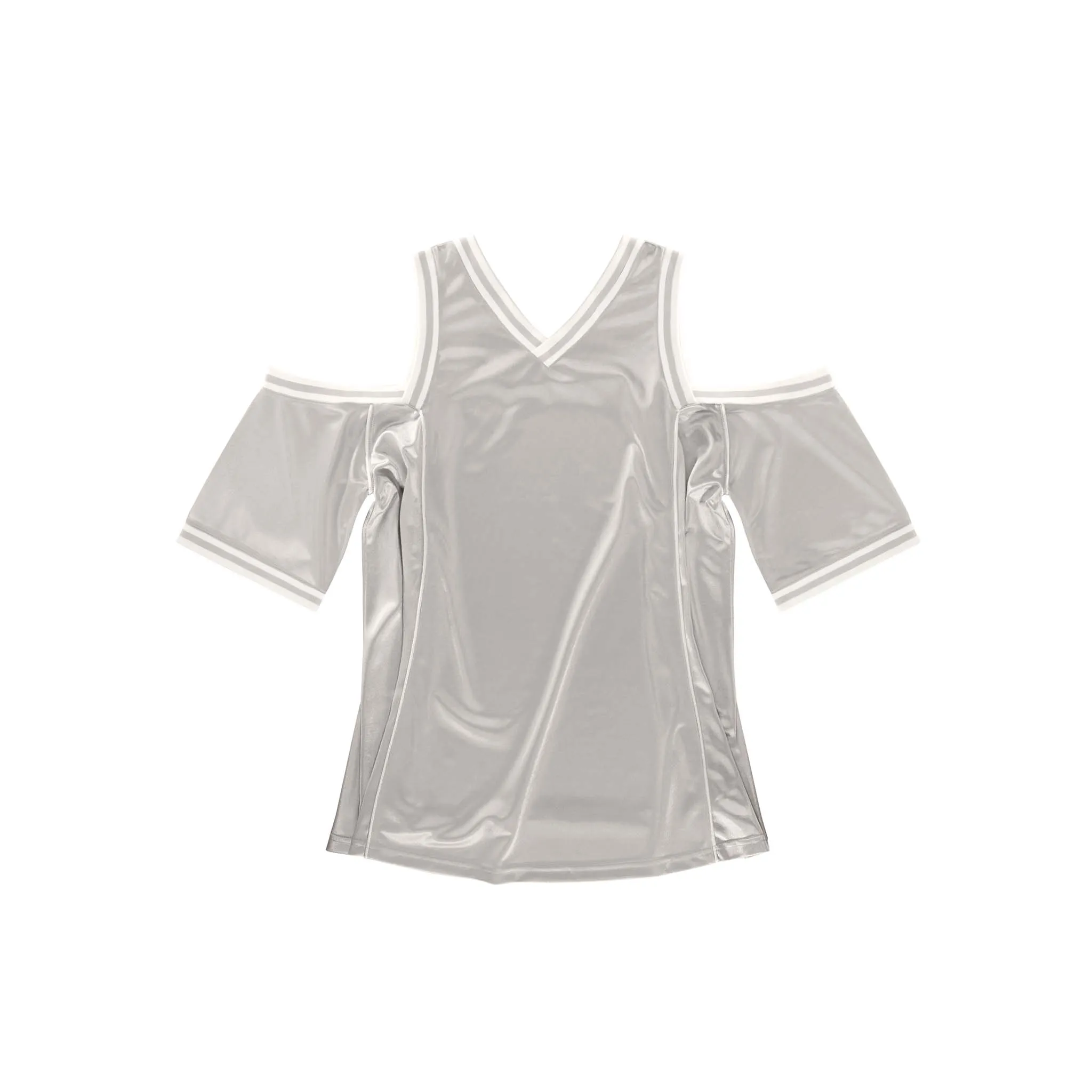 Triple V-neck Jersey - Silver sold by Telfar product image thumbnail 3