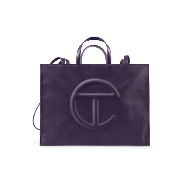 Large Shopping Bag - Eggplant sold by Telfar