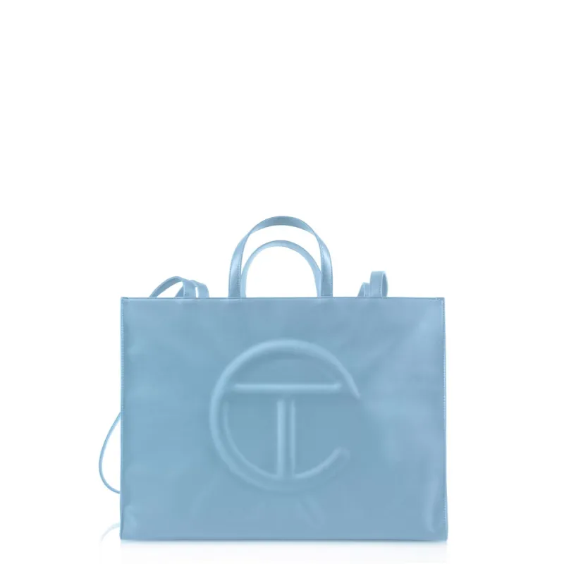 Large Shopping Bag - Pool Blue sold by Telfar