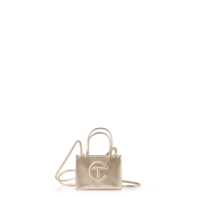 Small Shopping Bag - Gold sold by Telfar