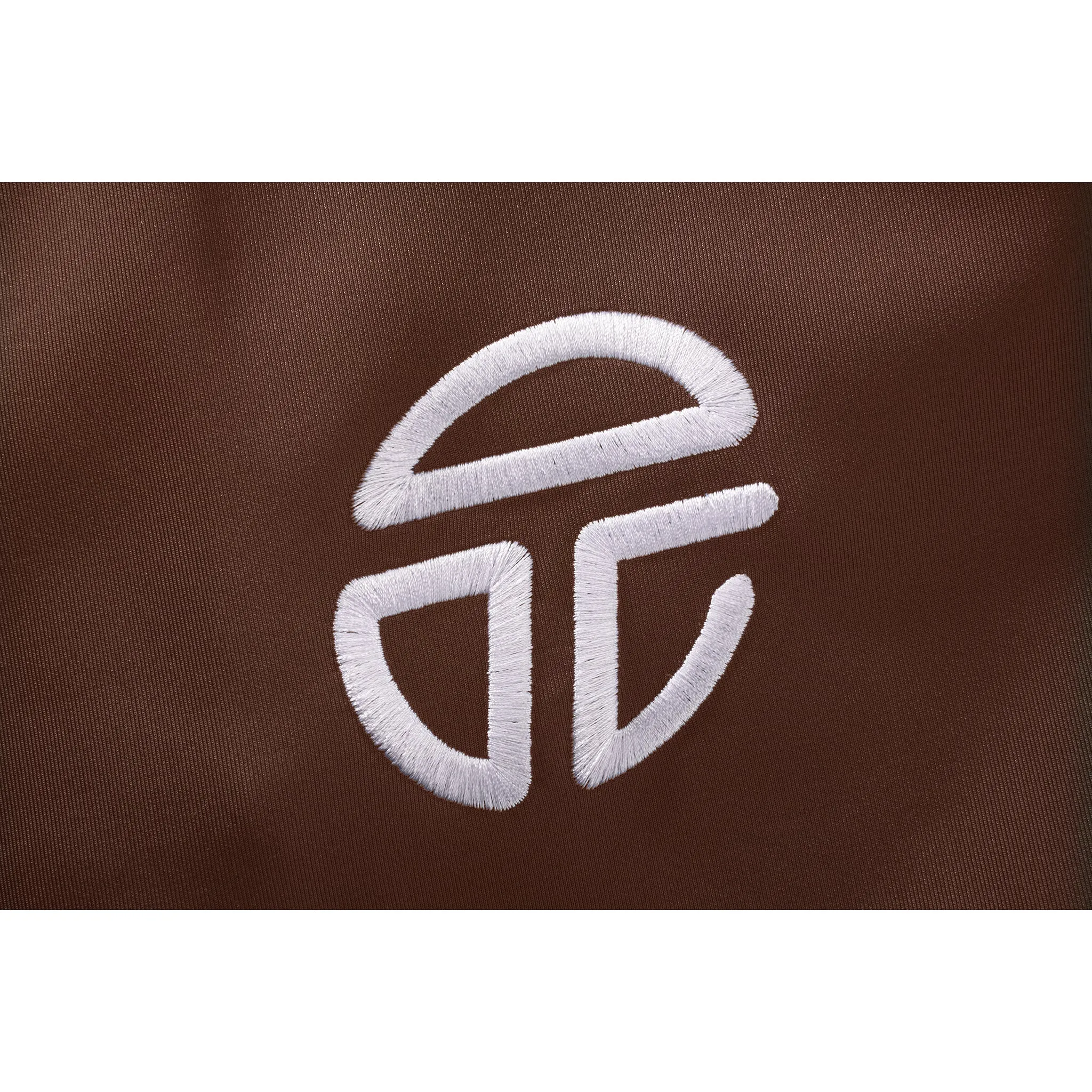 Cropped Track Jacket - Chocolate sold by Telfar product image thumbnail 3