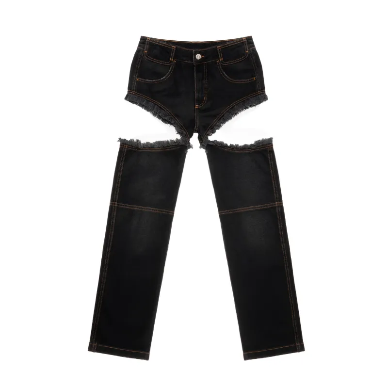 Thigh Hole Jean - Black sold by Telfar