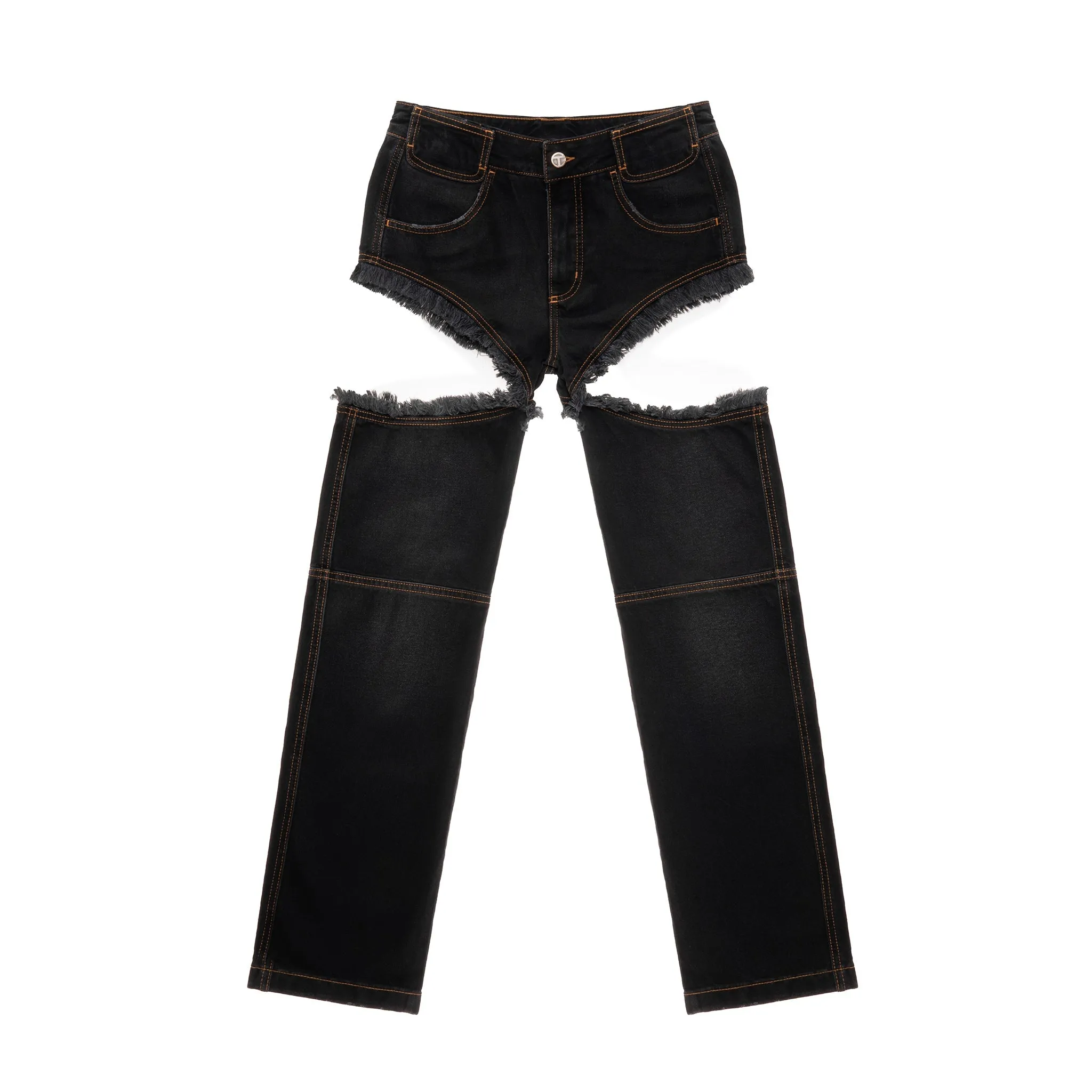 Thigh Hole Jean - Black sold by Telfar