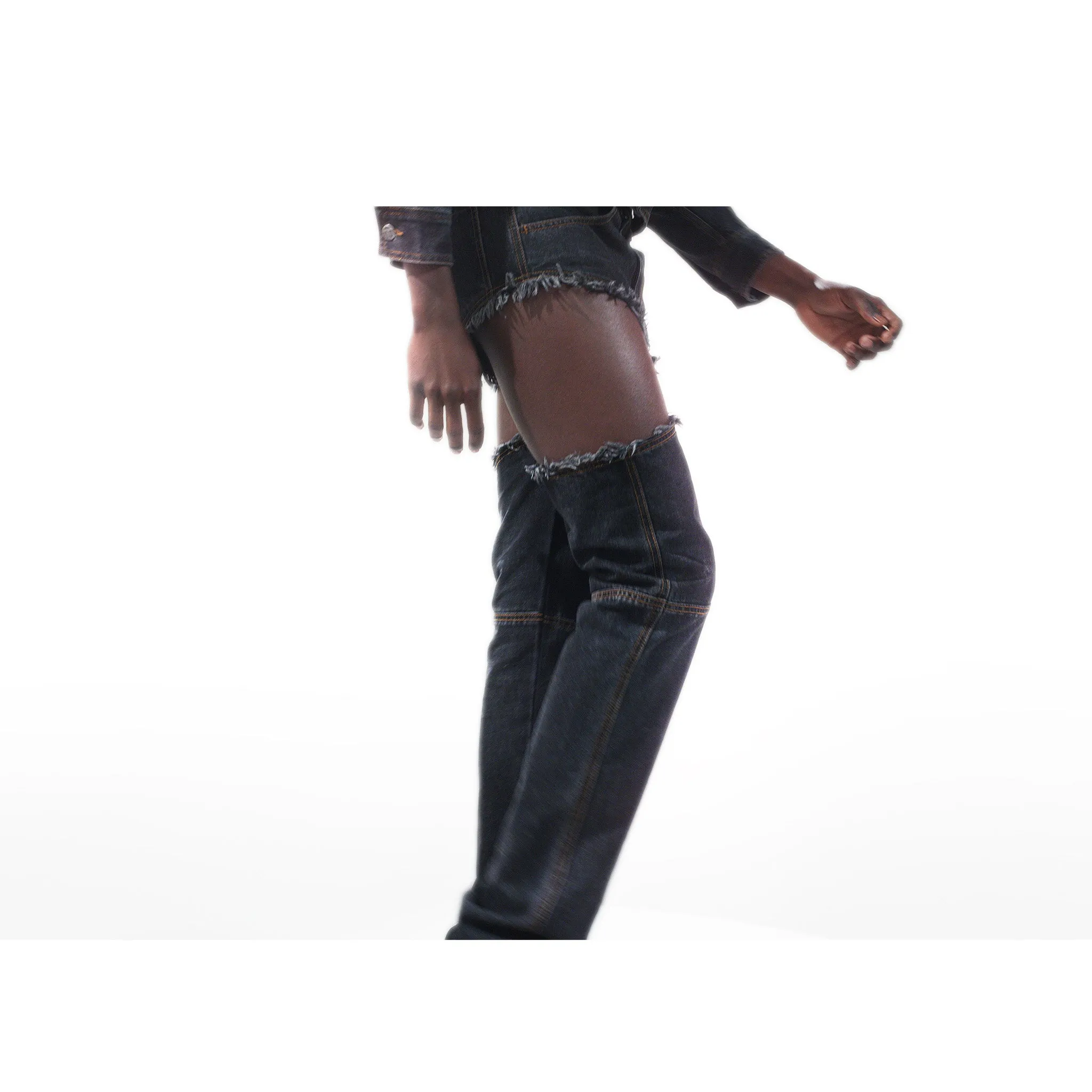 Thigh Hole Jean - Black sold by Telfar product image thumbnail 5
