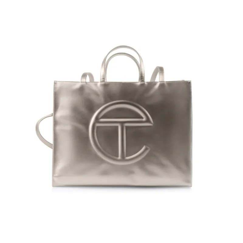 Large Shopping Bag - Bronze sold by Telfar