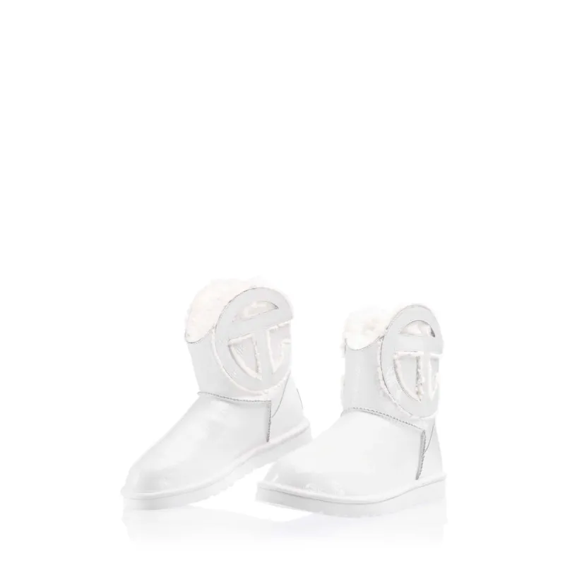UGG x TELFAR Logo Mini Crinkle - White sold by Telfar