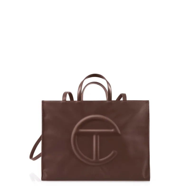 Large Shopping Bag - Chocolate sold by Telfar