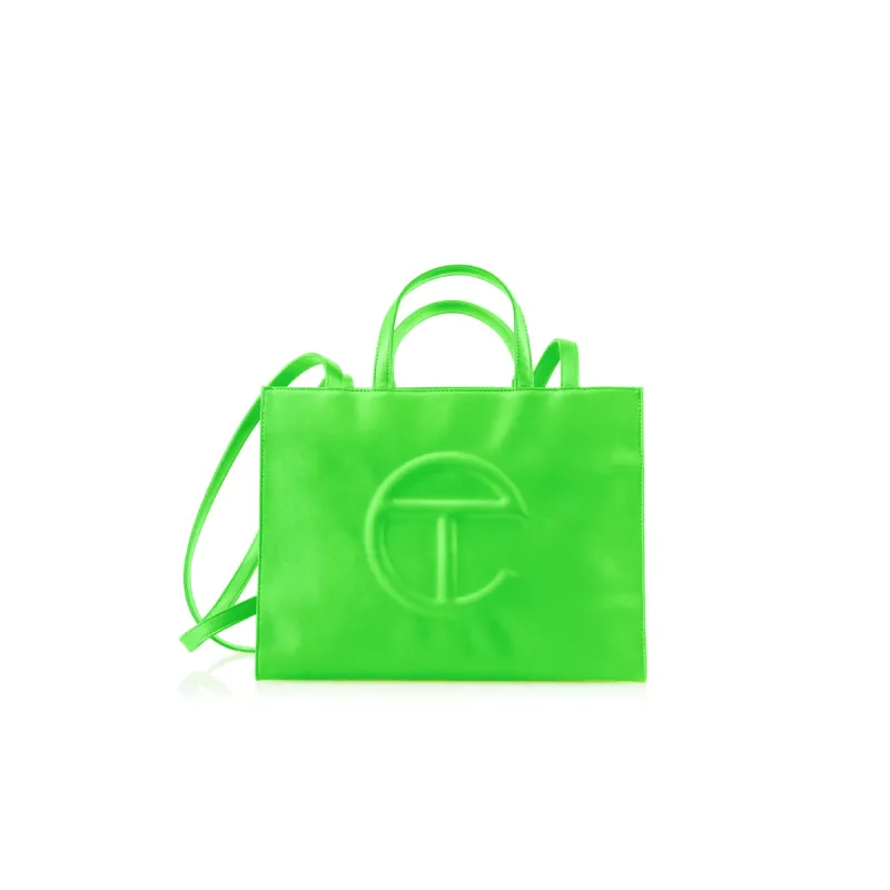 Medium Shopping Bag - Highlighter Green sold by Telfar
