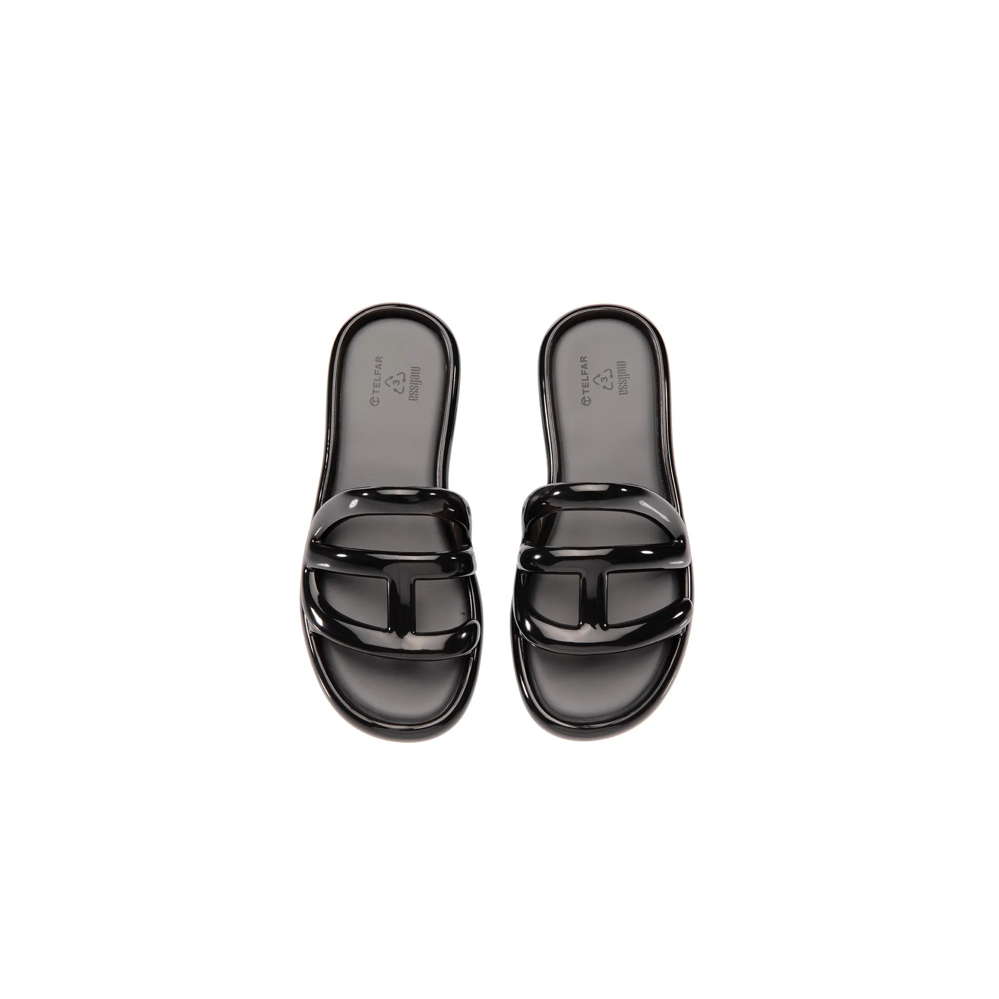 Melissa x Telfar Jelly Slide - Black sold by Telfar product image thumbnail 5
