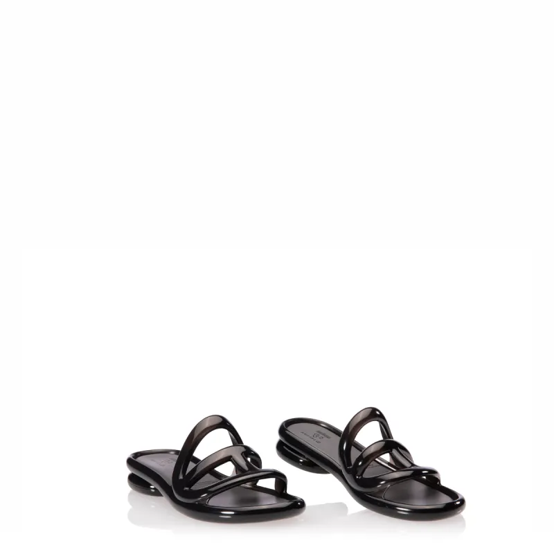 Melissa x Telfar Jelly Slide - Black sold by Telfar