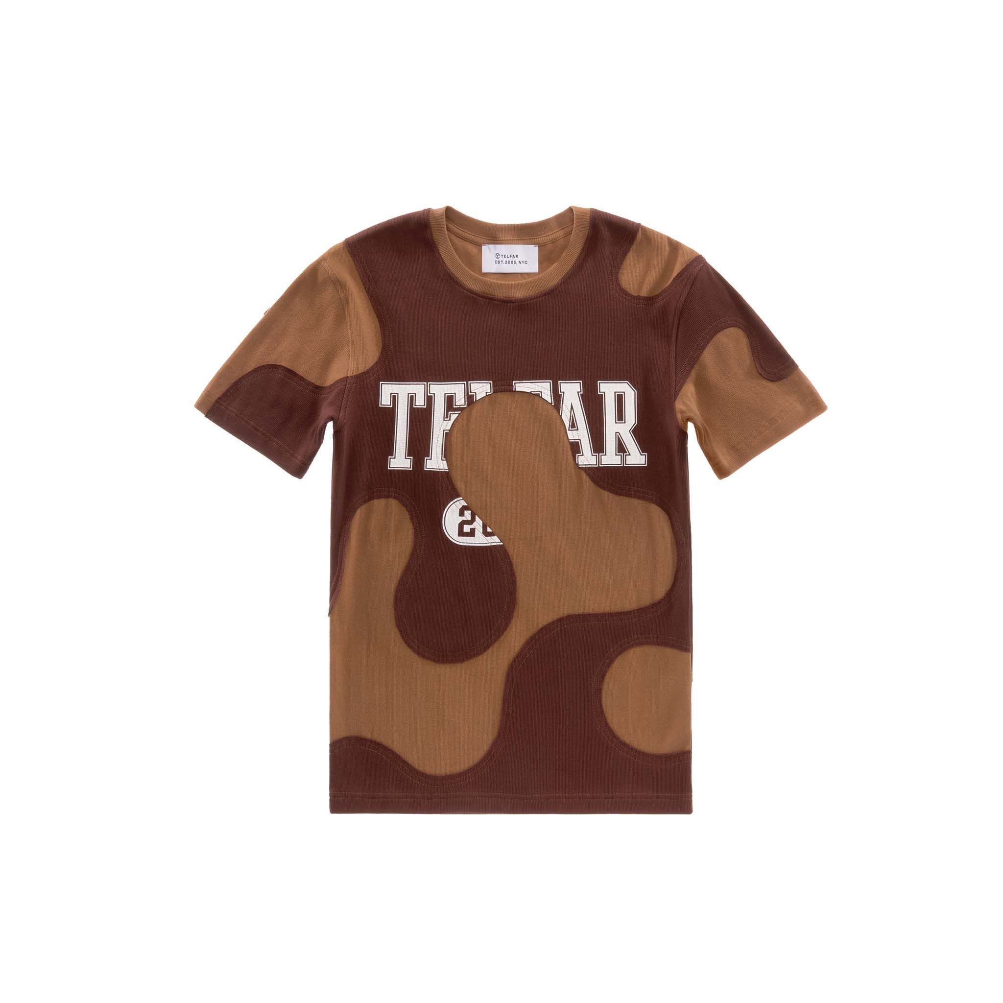 Camo T-shirt - Chocolate sold by Telfar