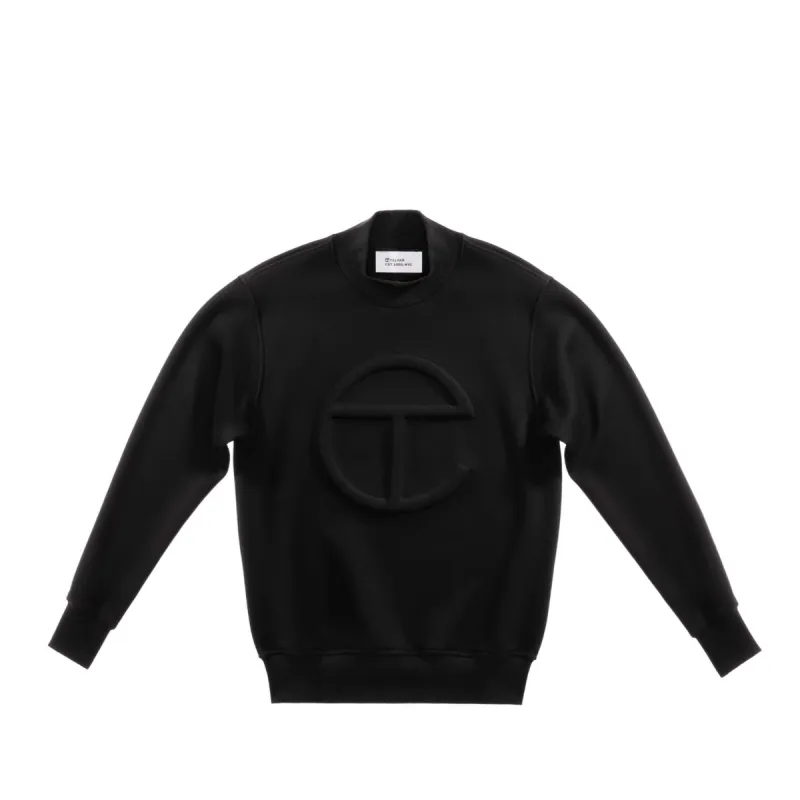 Embossed Mockneck - Black sold by Telfar