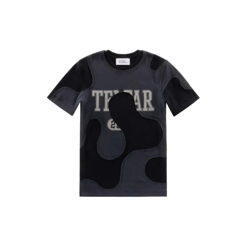 Camo T-shirt - Black/Off-Black sold by Telfar