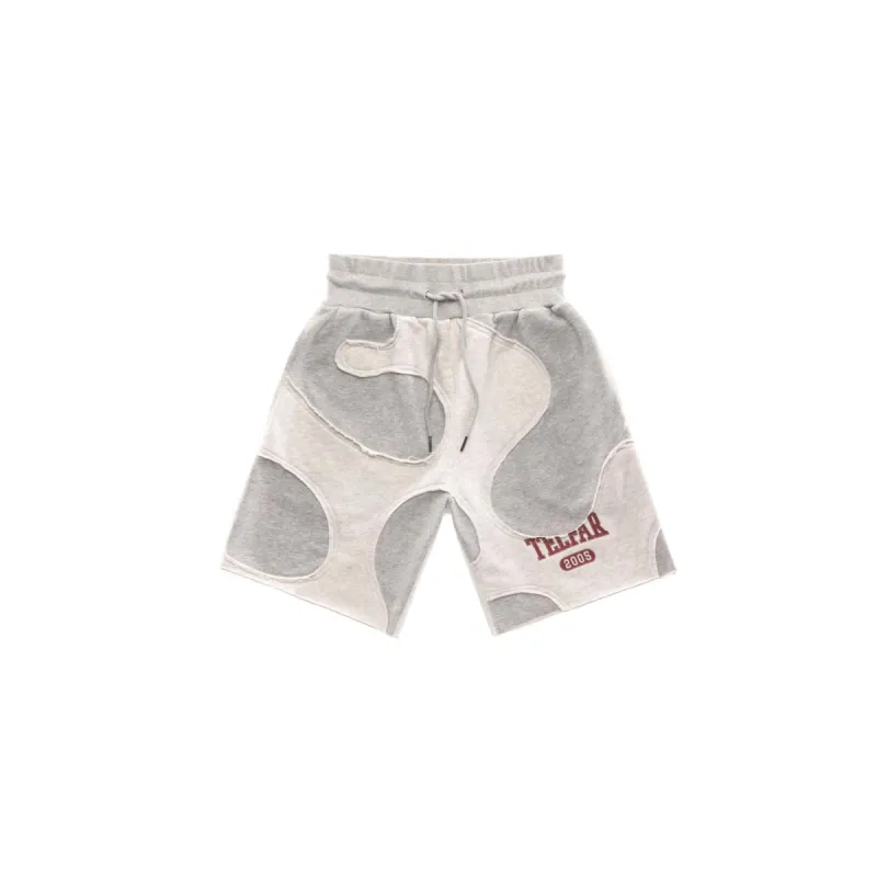 Camo Sweatshort - Heather Grey sold by Telfar