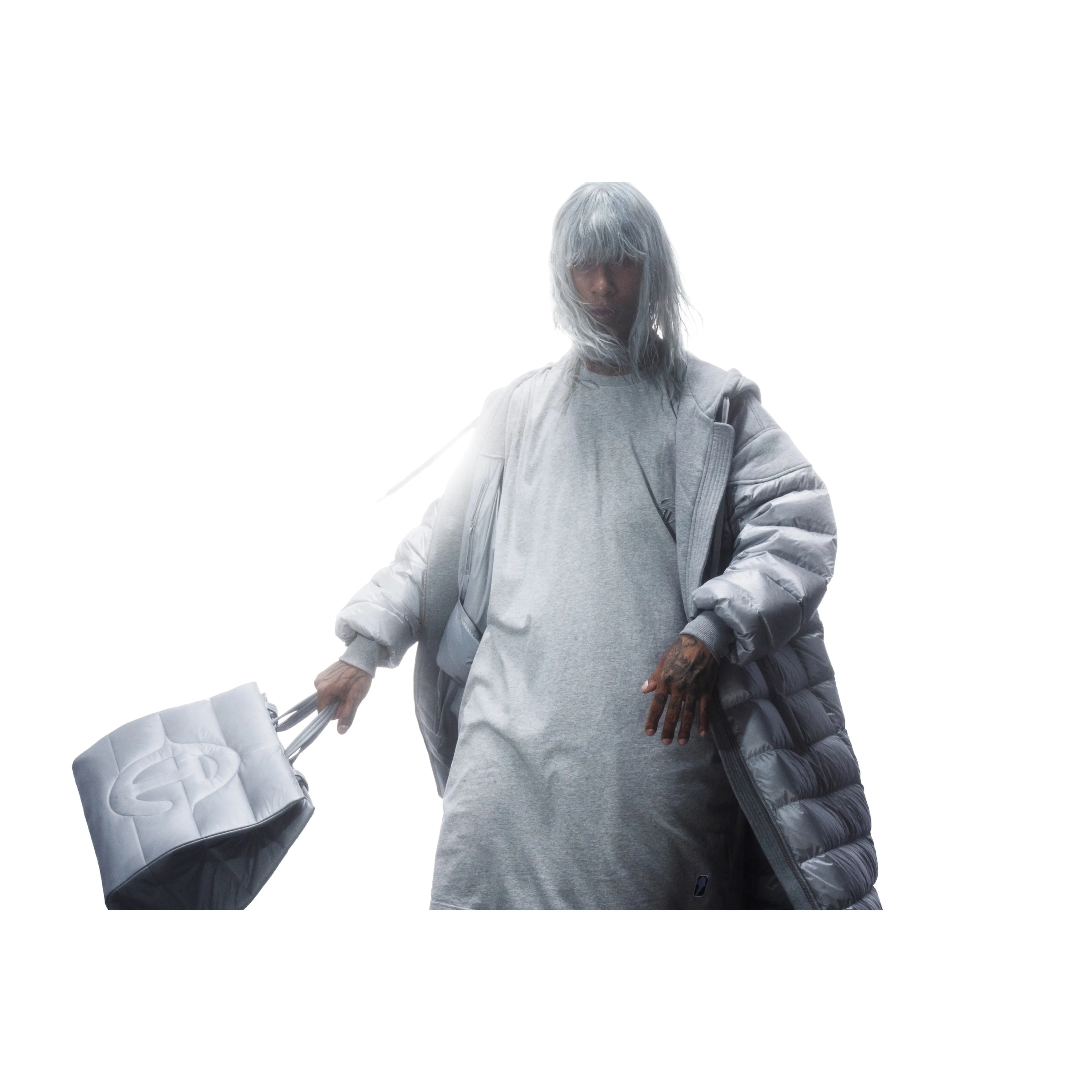 Medium Puff Shopper - Grey sold by Telfar product image thumbnail 5