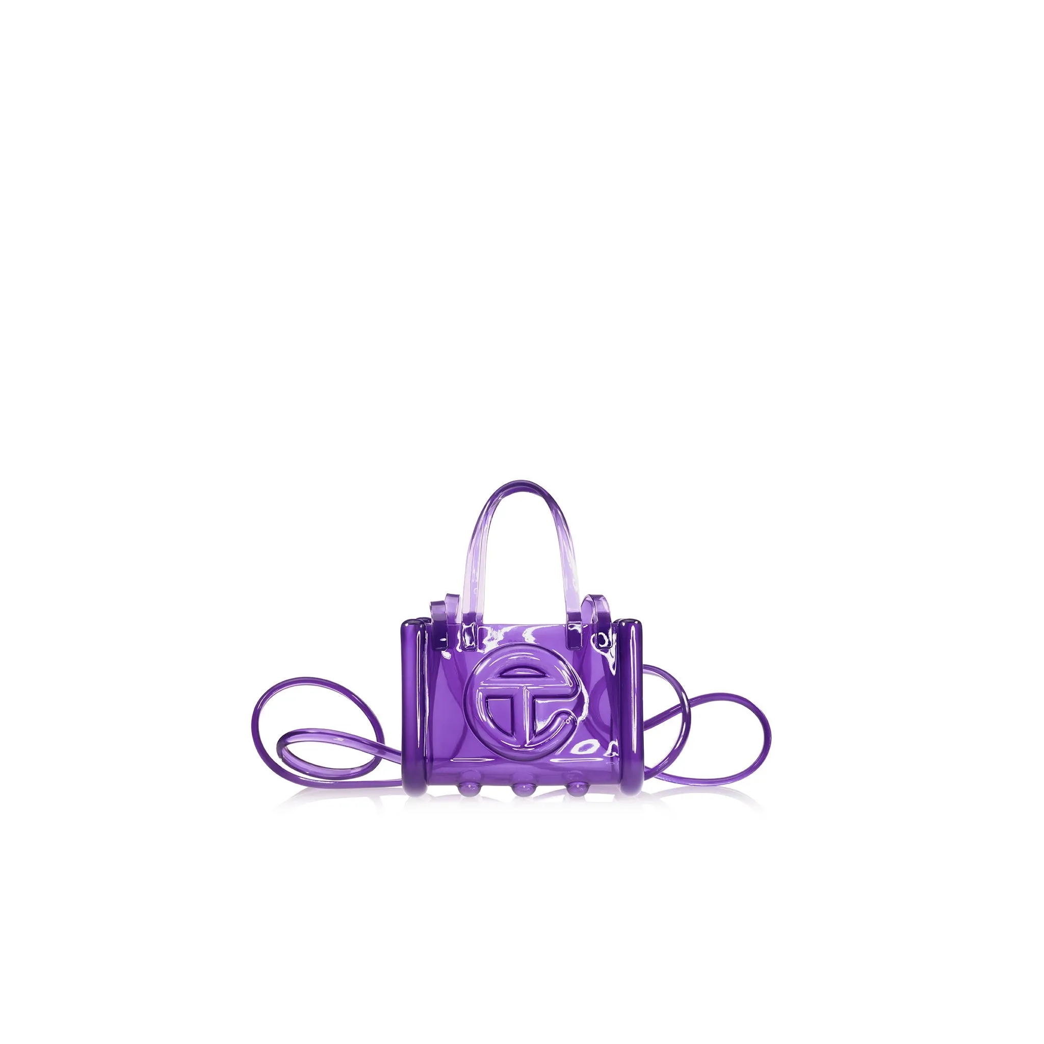 Melissa X Telfar Small Jelly Shopper - Purple sold by Telfar