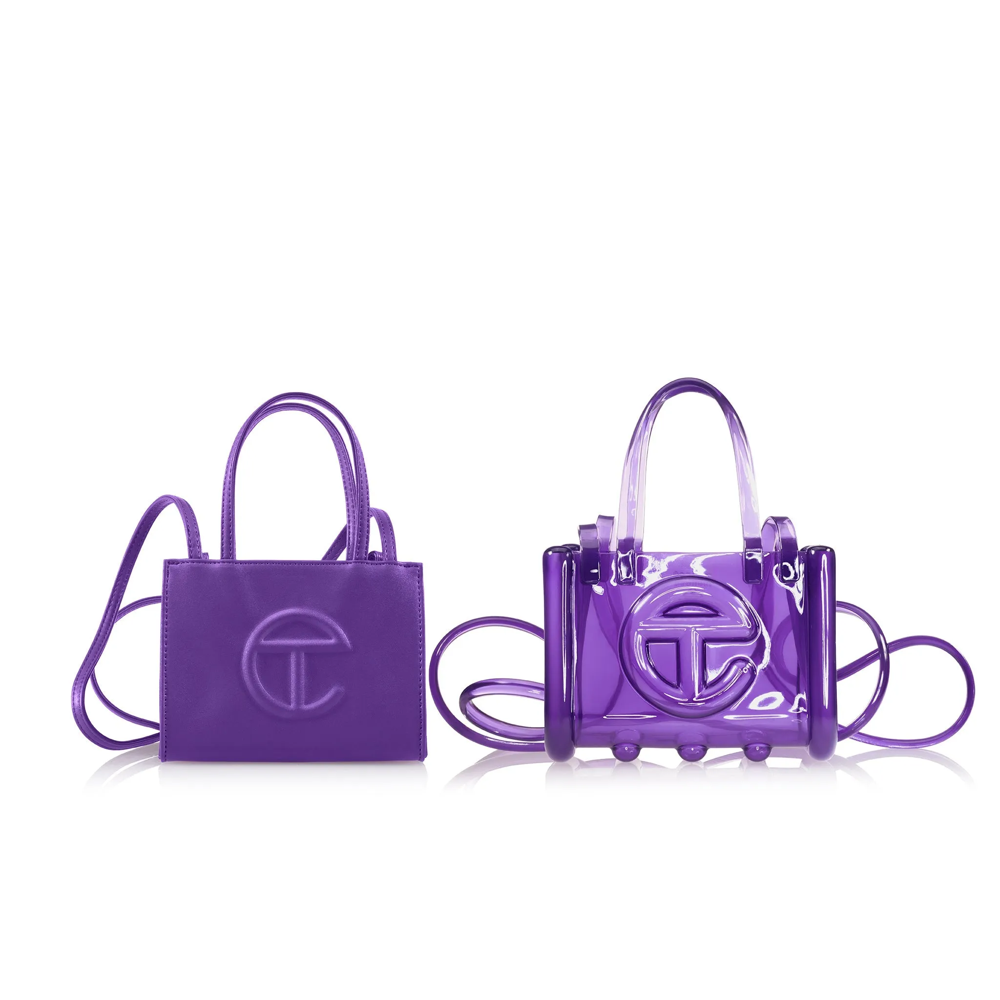 Melissa X Telfar Small Jelly Shopper - Purple sold by Telfar product image thumbnail 5