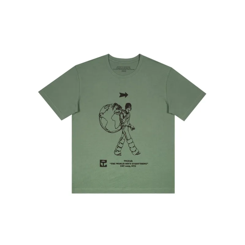 World Tour T - Olive sold by Telfar