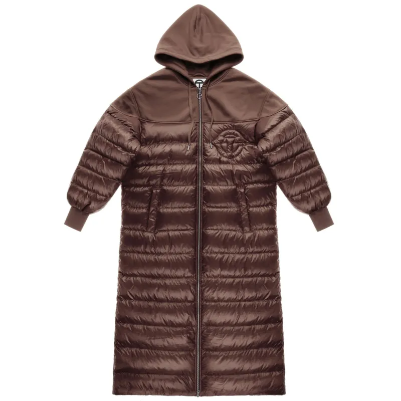 Puff Hoodie Coat - Chocolate sold by Telfar