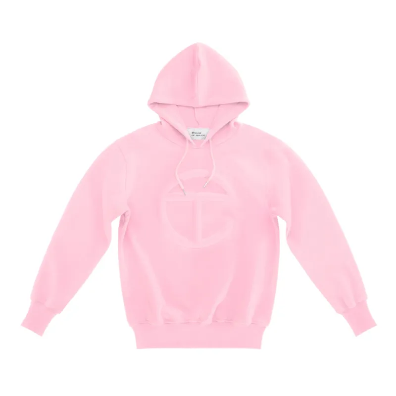 Embossed Hoodie - Bubblegum sold by Telfar