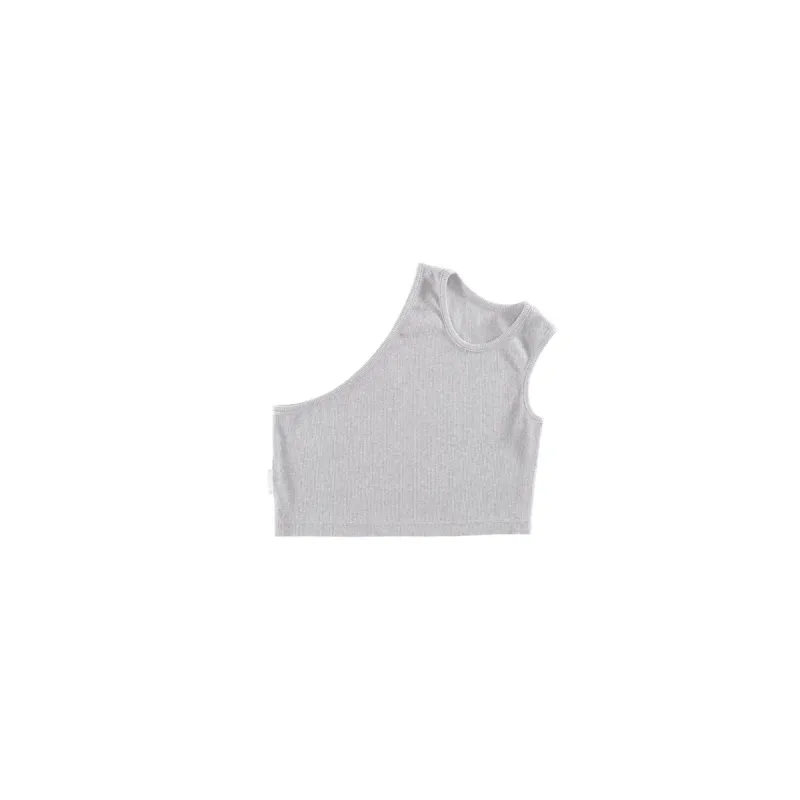 Cropped Half Tank - Heather Grey sold by Telfar