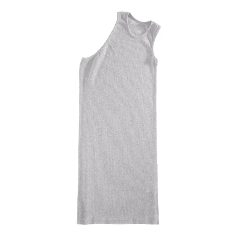 Half Tank Tunic -  Heather Grey sold by Telfar