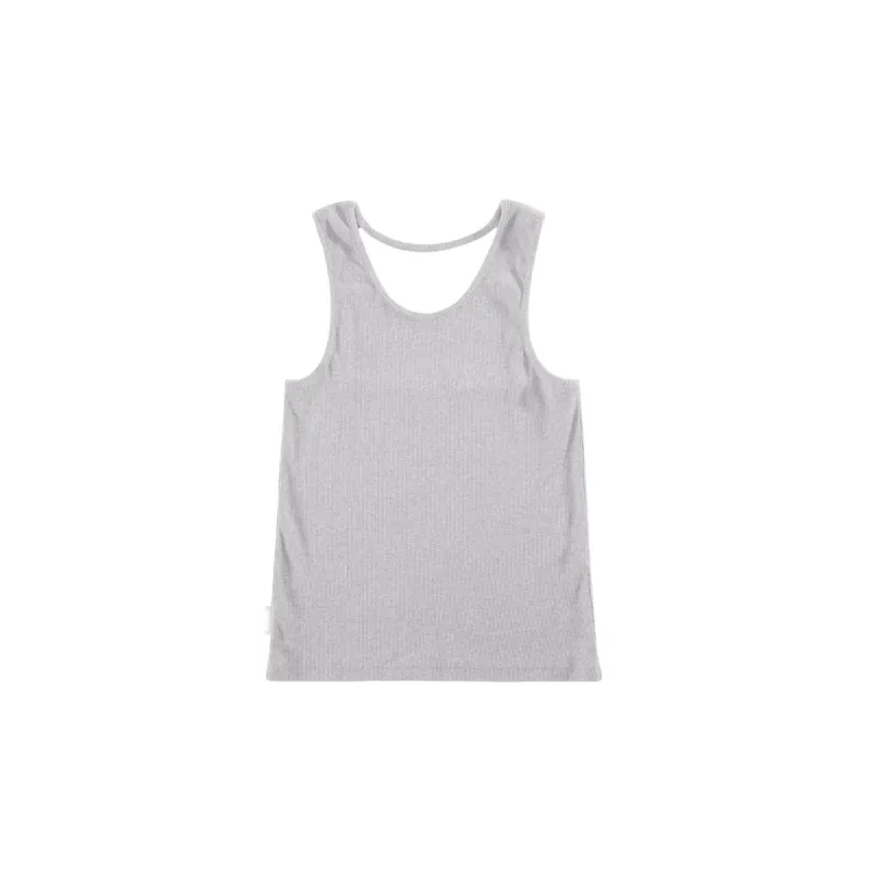 Halter Tank - Heather Grey sold by Telfar