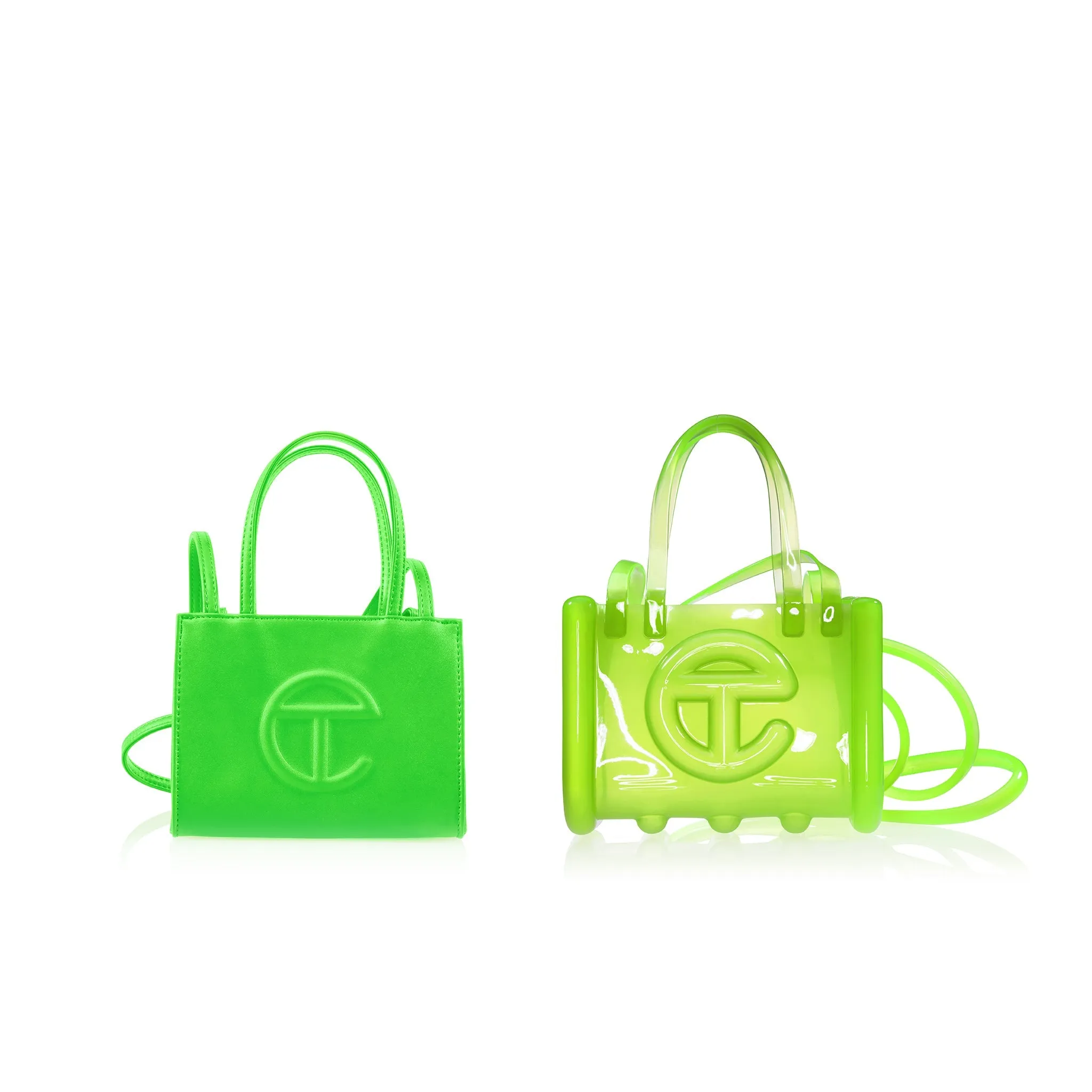 Melissa X Telfar Small Jelly Shopper - Green sold by Telfar product image thumbnail 5