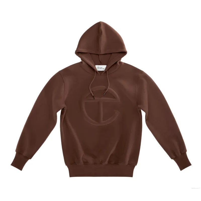 Embossed Hoodie - Chocolate sold by Telfar