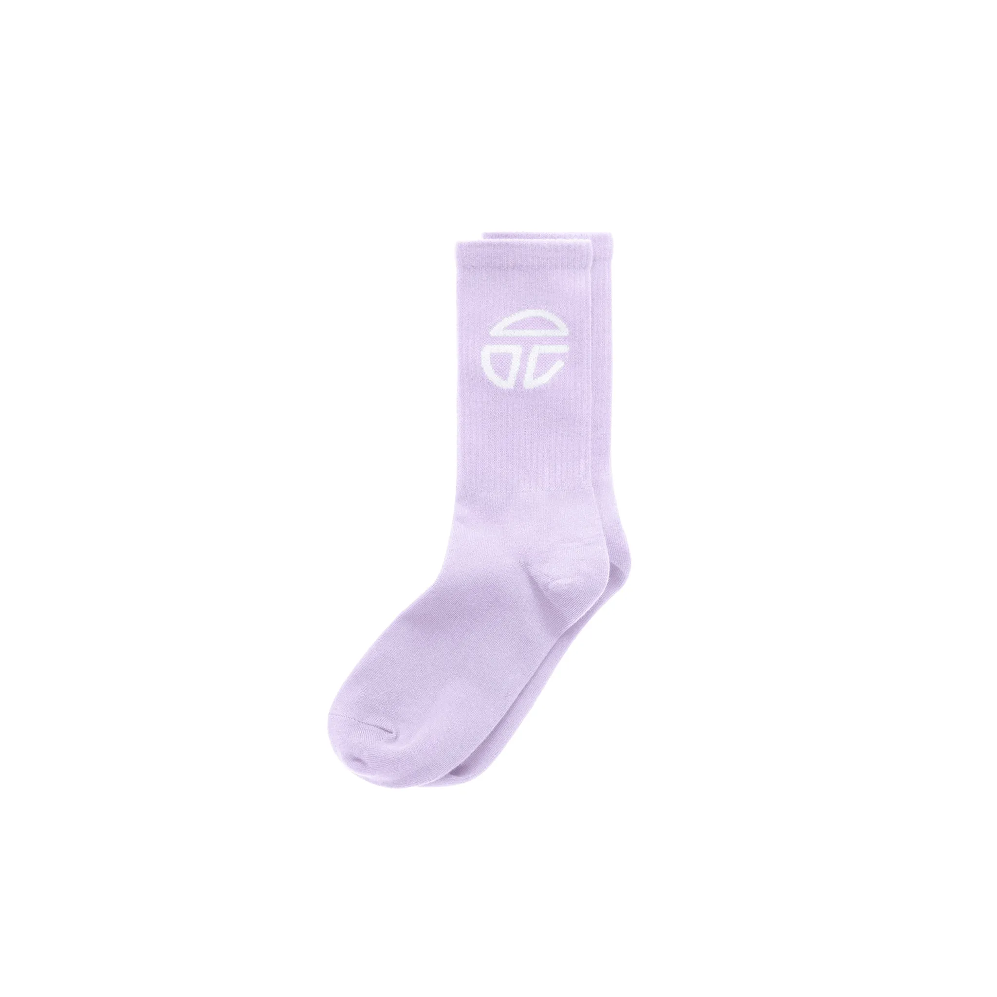 Athletic Logo Socks - Lavender sold by Telfar