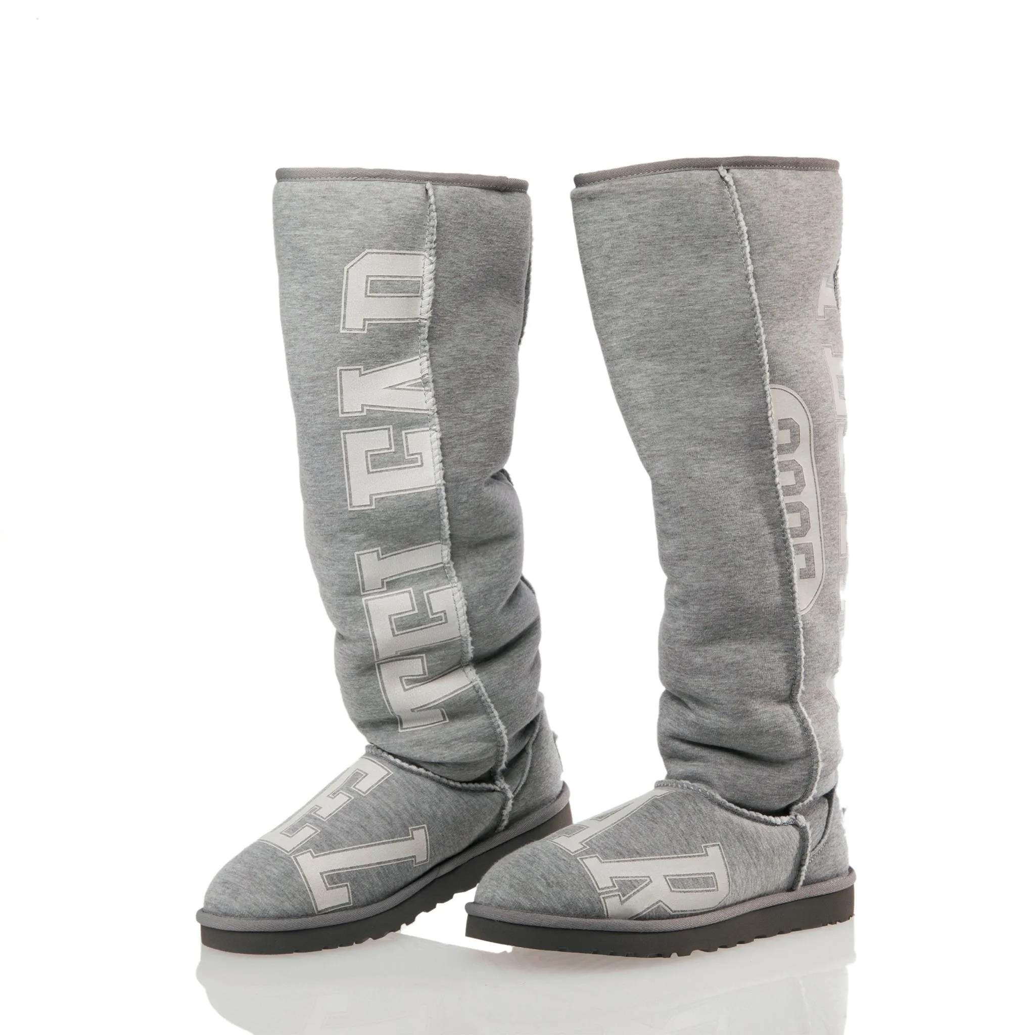 UGG x TELFAR Fleece Tall - Heather Grey sold by Telfar
