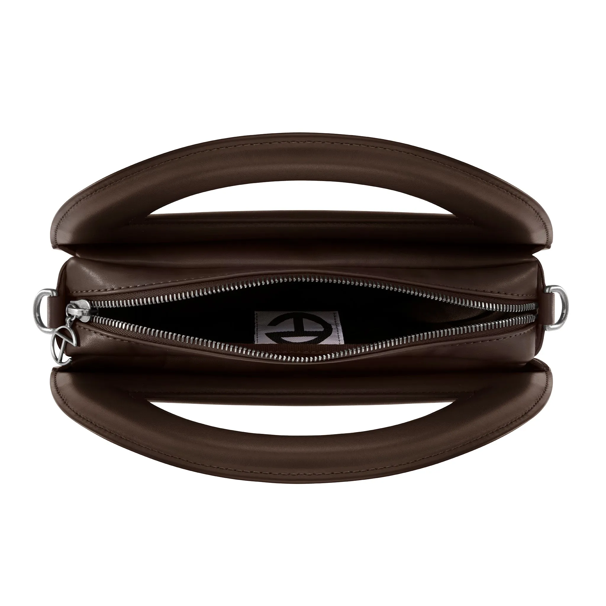 Round Telfar Circle Bag - Chocolate sold by Telfar product image thumbnail 4